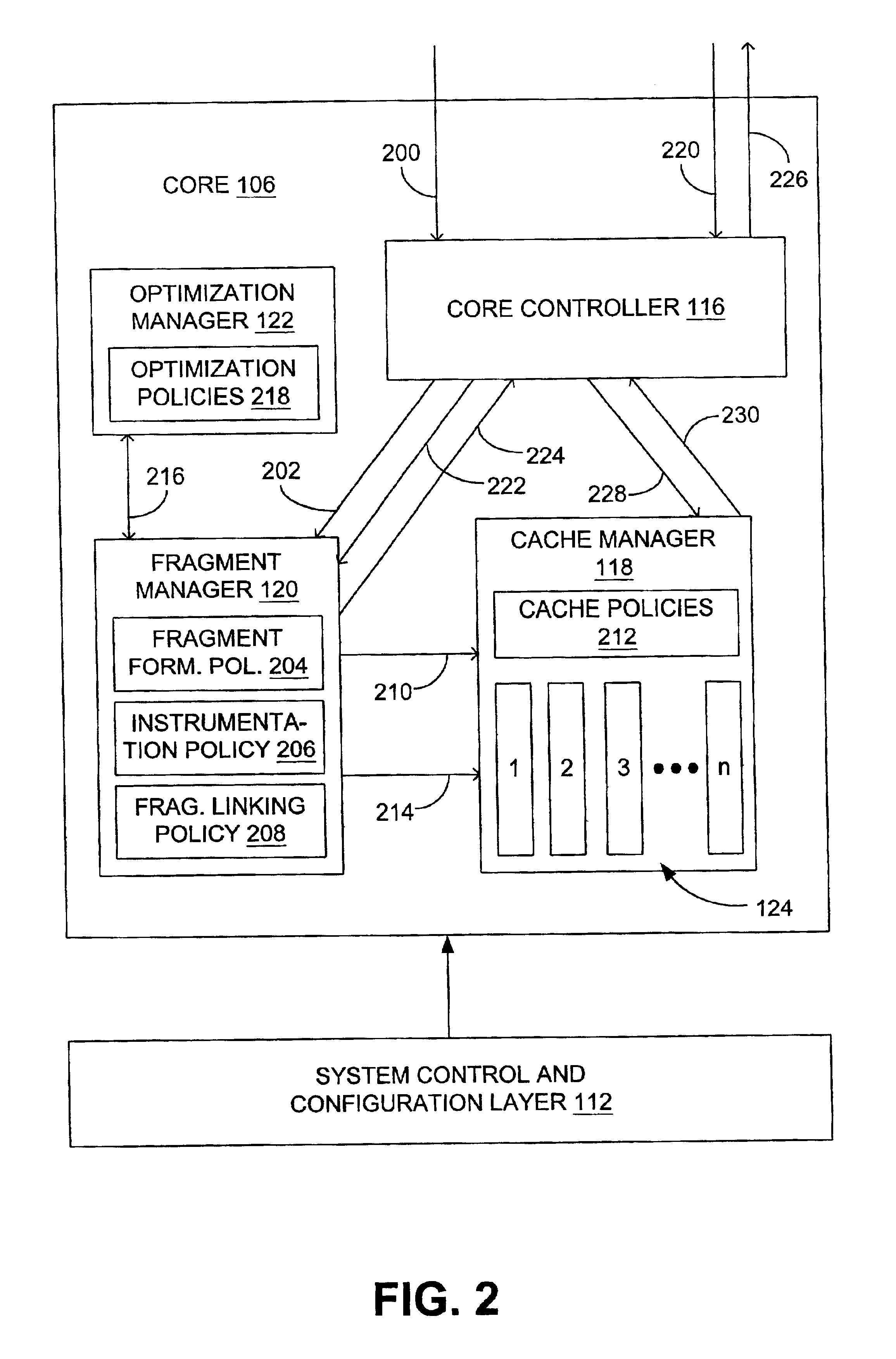 Dynamic execution layer interface for replacing instructions requiring unavailable hardware functionality with patch code and caching