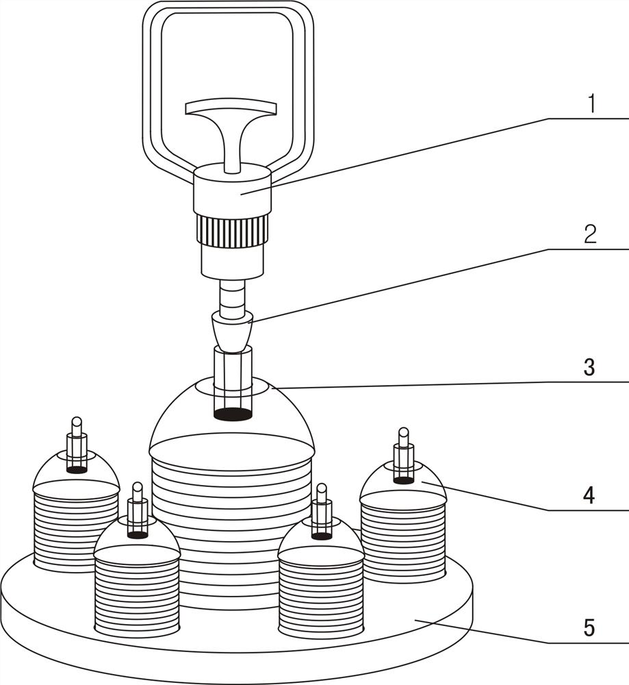 An adjustable all-in-one medical cupping therapy auxiliary device