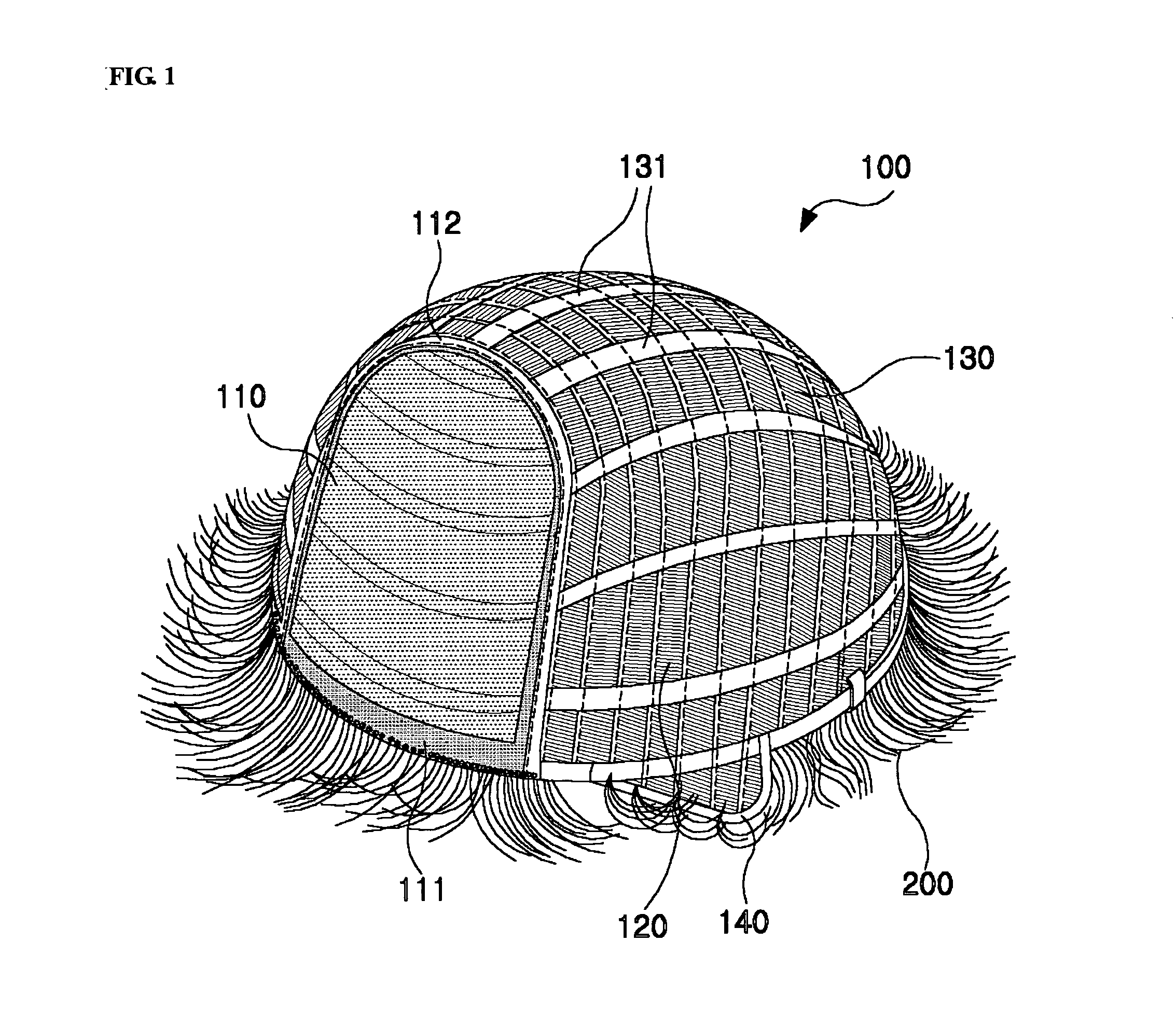Wig comprising cap with nano-silver