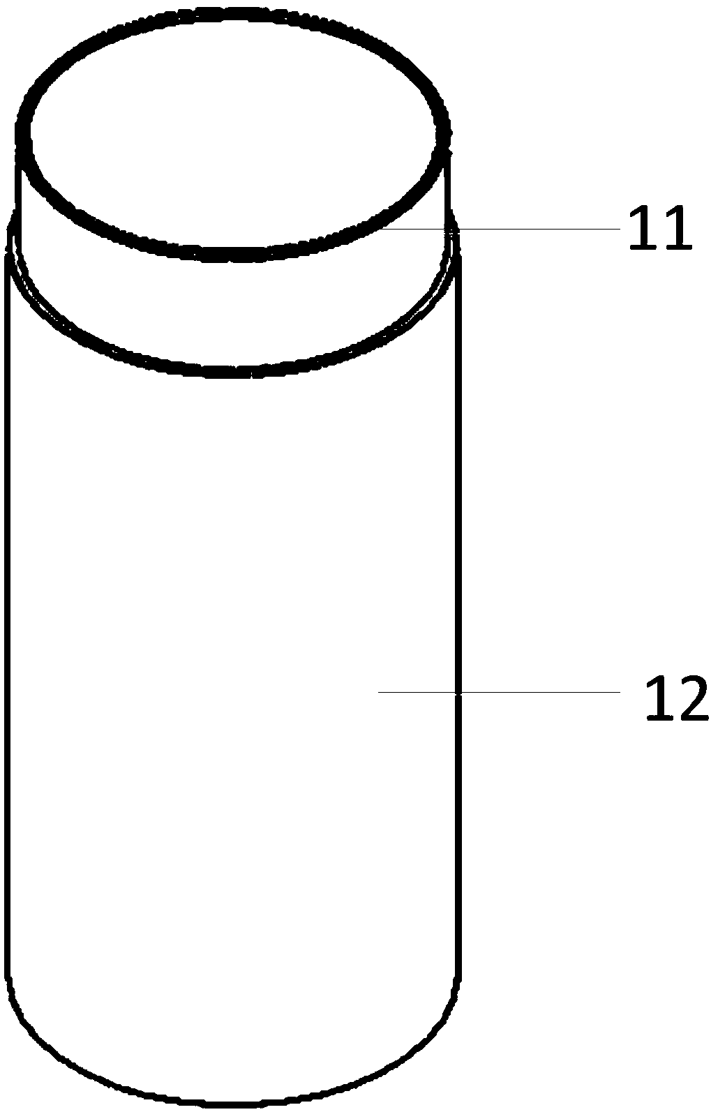 Dual-cup-lid vacuum cup capable of displaying temperature