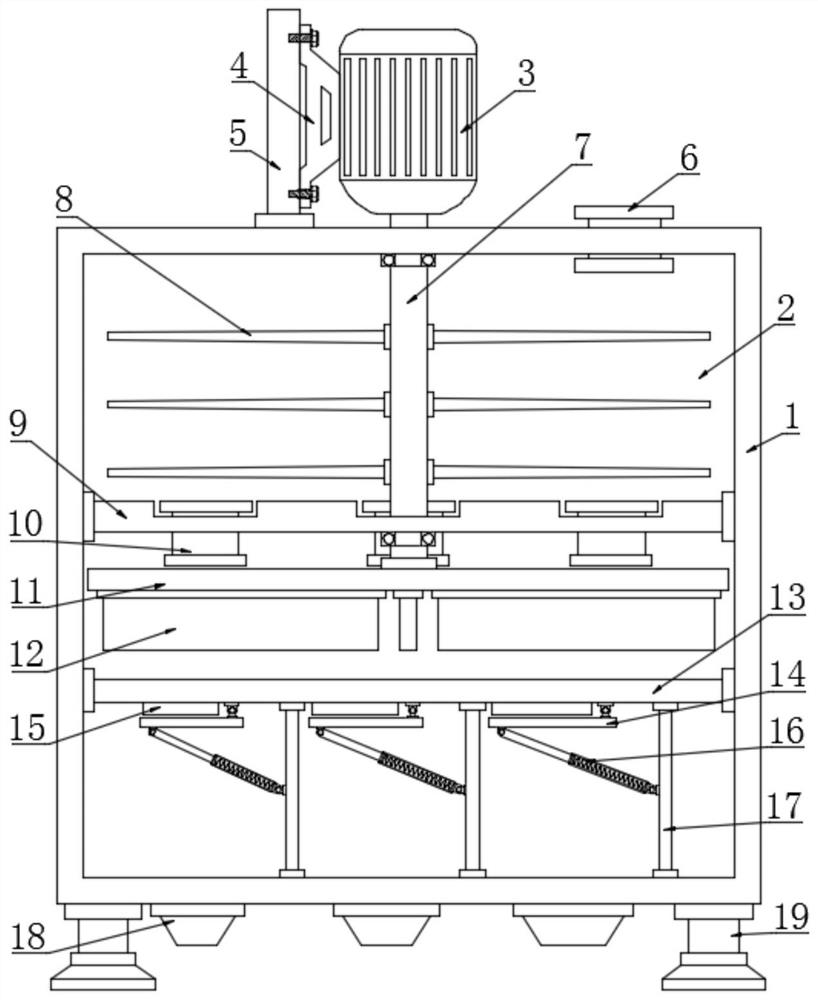 A kind of potato grading collection device