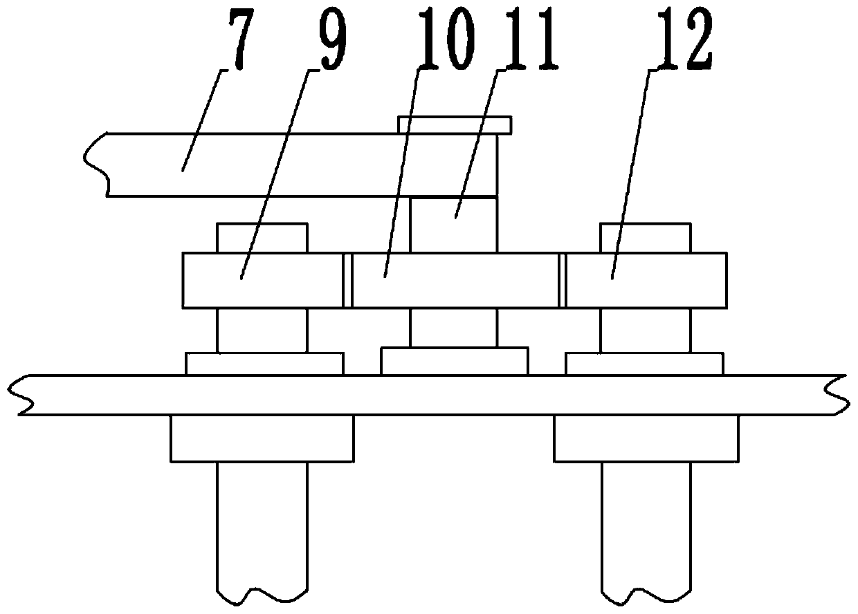 Feed processing and forming device for animal husbandry