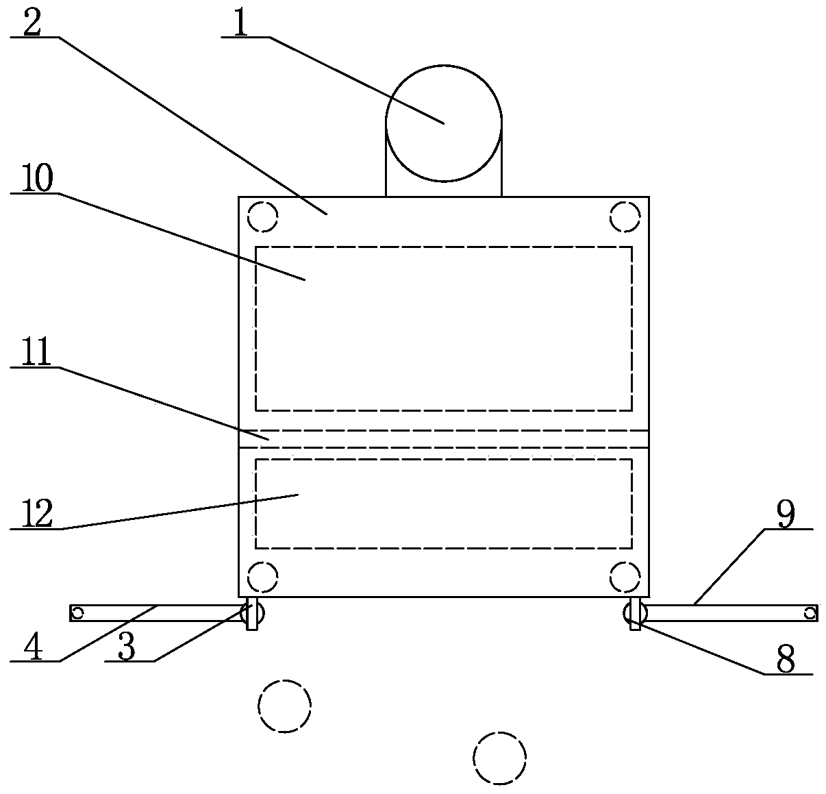 Indoor intelligent basketball collecting and training device