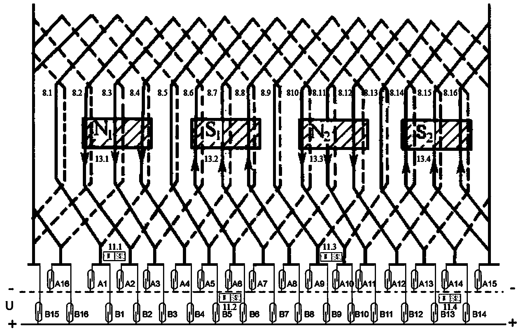 Brushless direct current motor and commutation method thereof