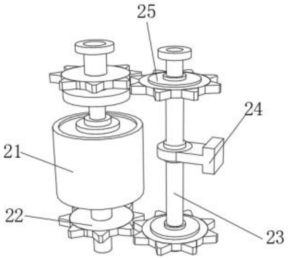 Mud scraping device for sedimentation tank of water purification plant