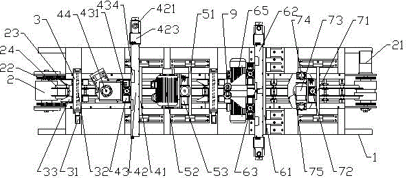 Linear combined grinding machine