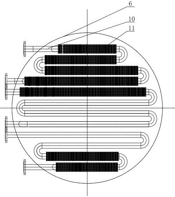 Heat exchange system of novel pipe plate-free methanol oxidizer