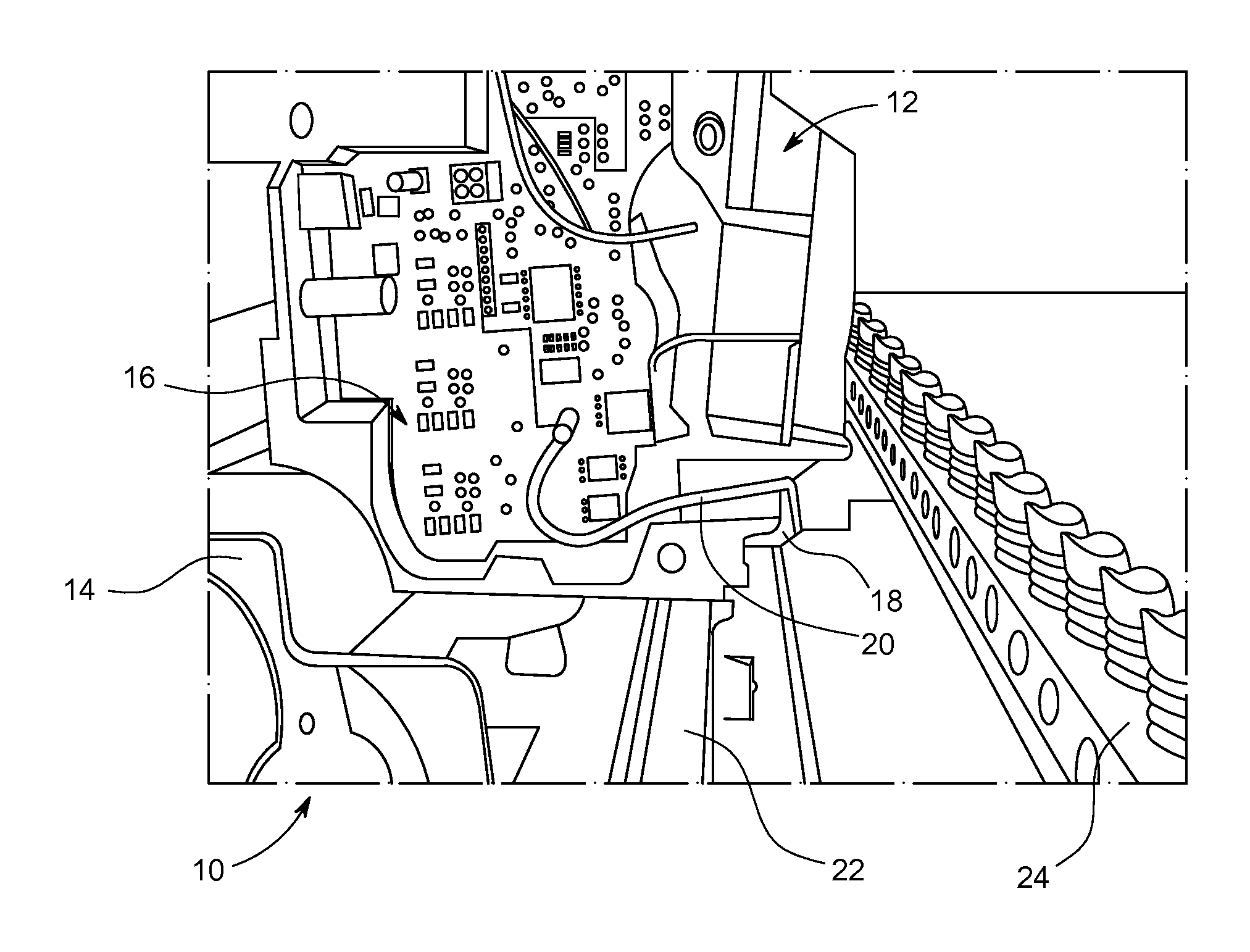 Load center with plug-in neutral