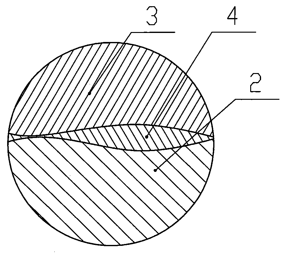 Aluminium alloy large-sized superplastic gas bulging forming die