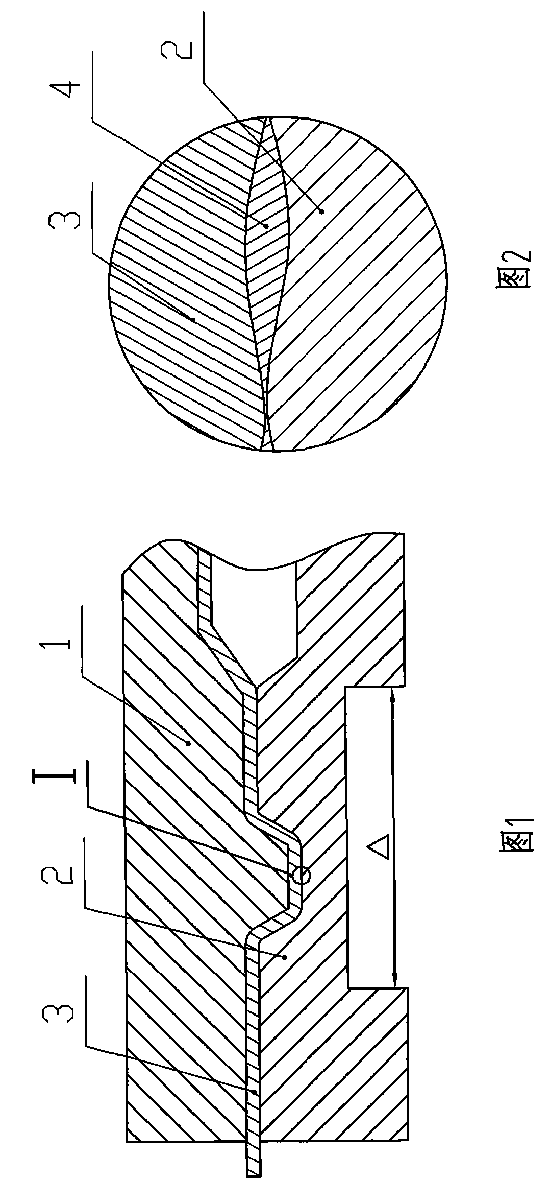 Aluminium alloy large-sized superplastic gas bulging forming die