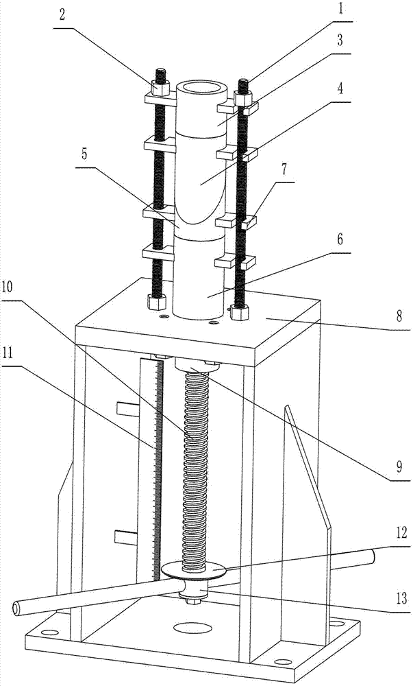 Method and device for preparing tri-axial test samples including sandwich layers