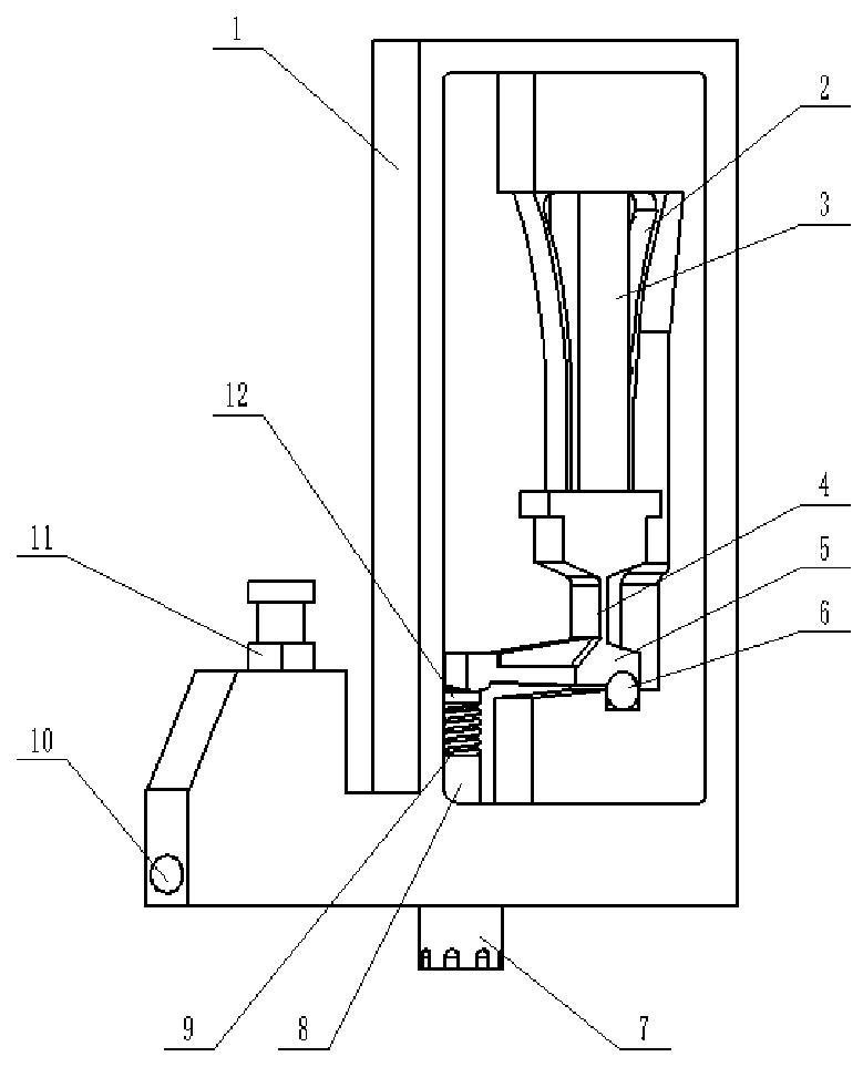 A single piezoelectric ceramic drive hot melt glue dispensing valve