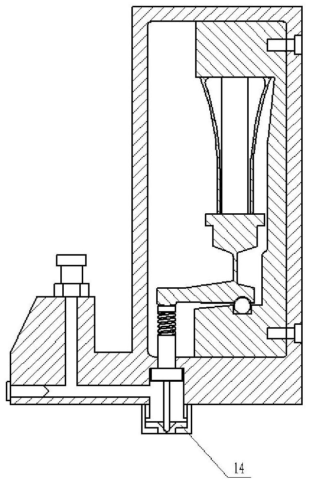 A single piezoelectric ceramic drive hot melt glue dispensing valve