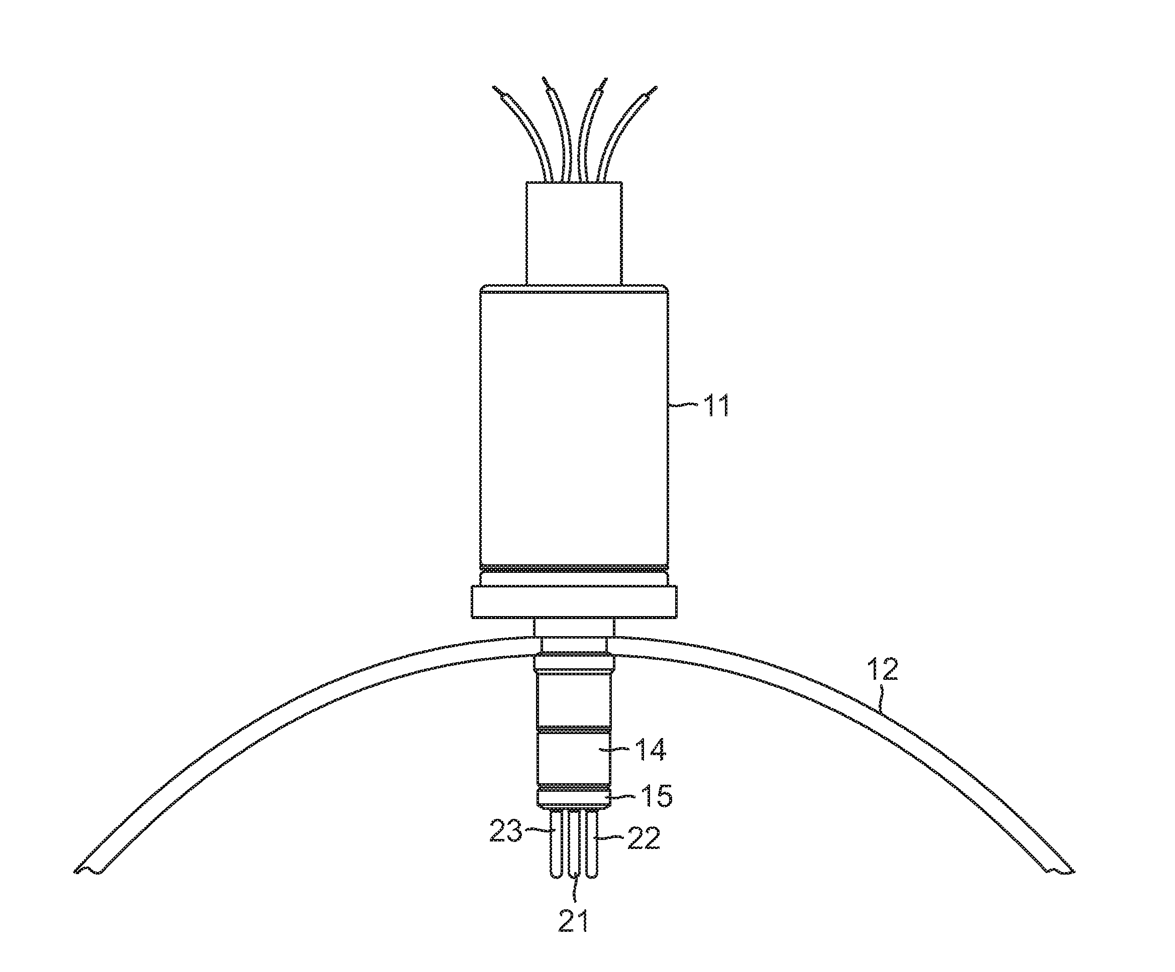 Dual sensor head configuration in a fluid flow or liquid level switch