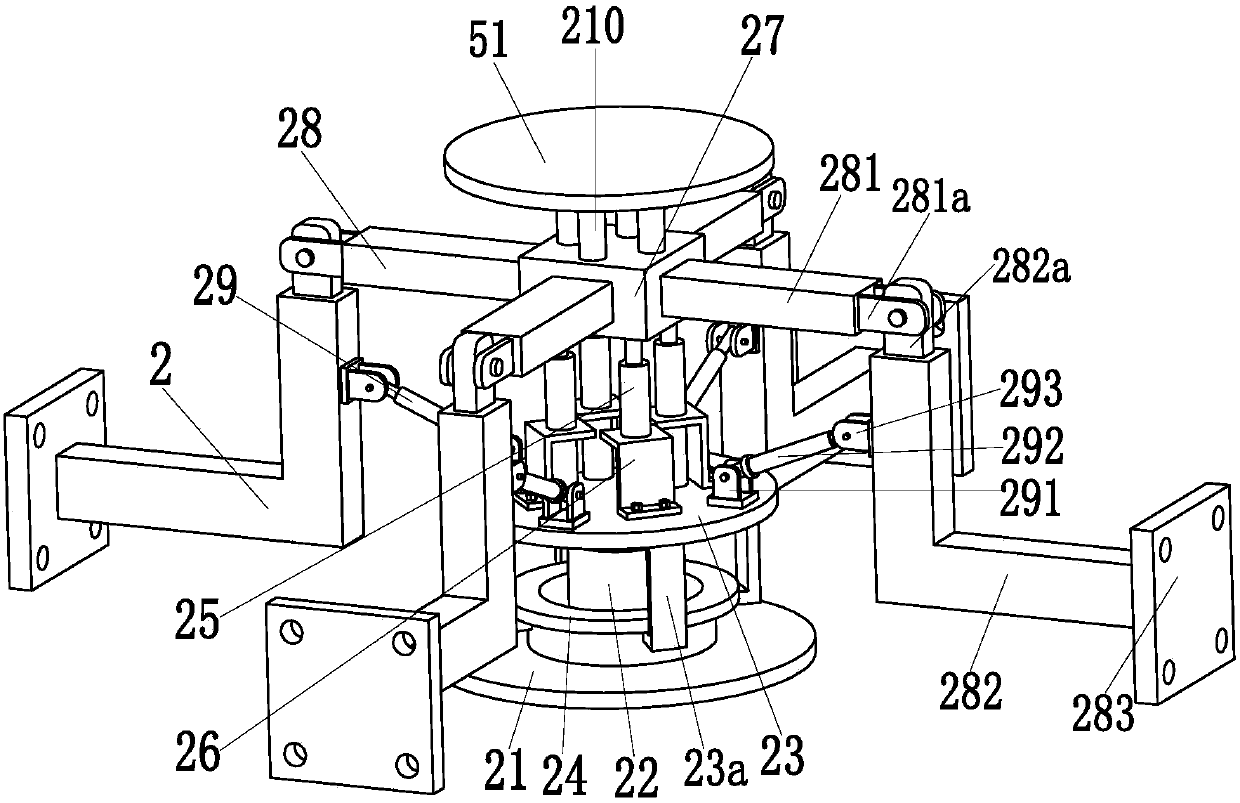 A fixed-angle adjustable indoor building cleaning robot