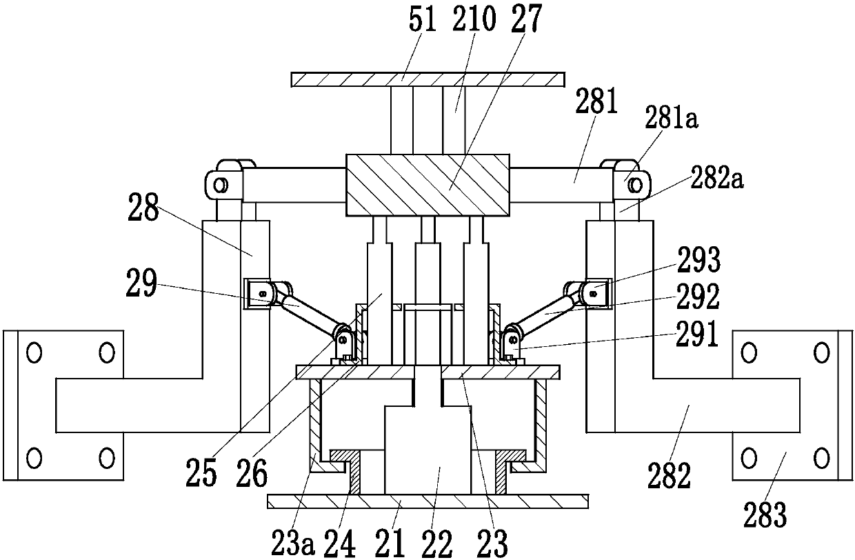 A fixed-angle adjustable indoor building cleaning robot