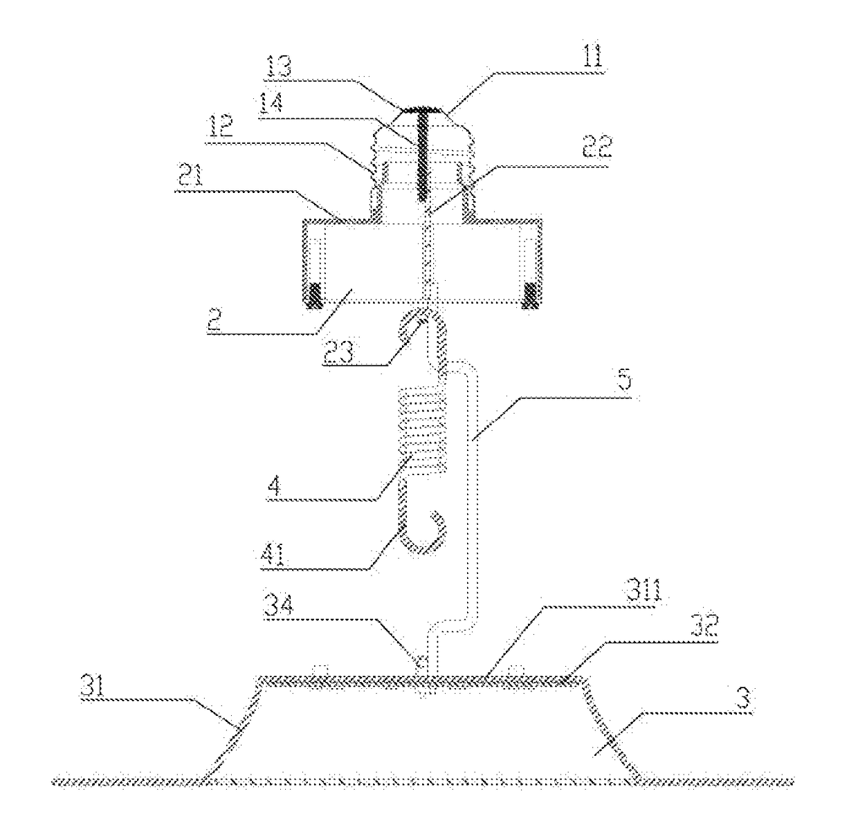 Split type downlight apparatus