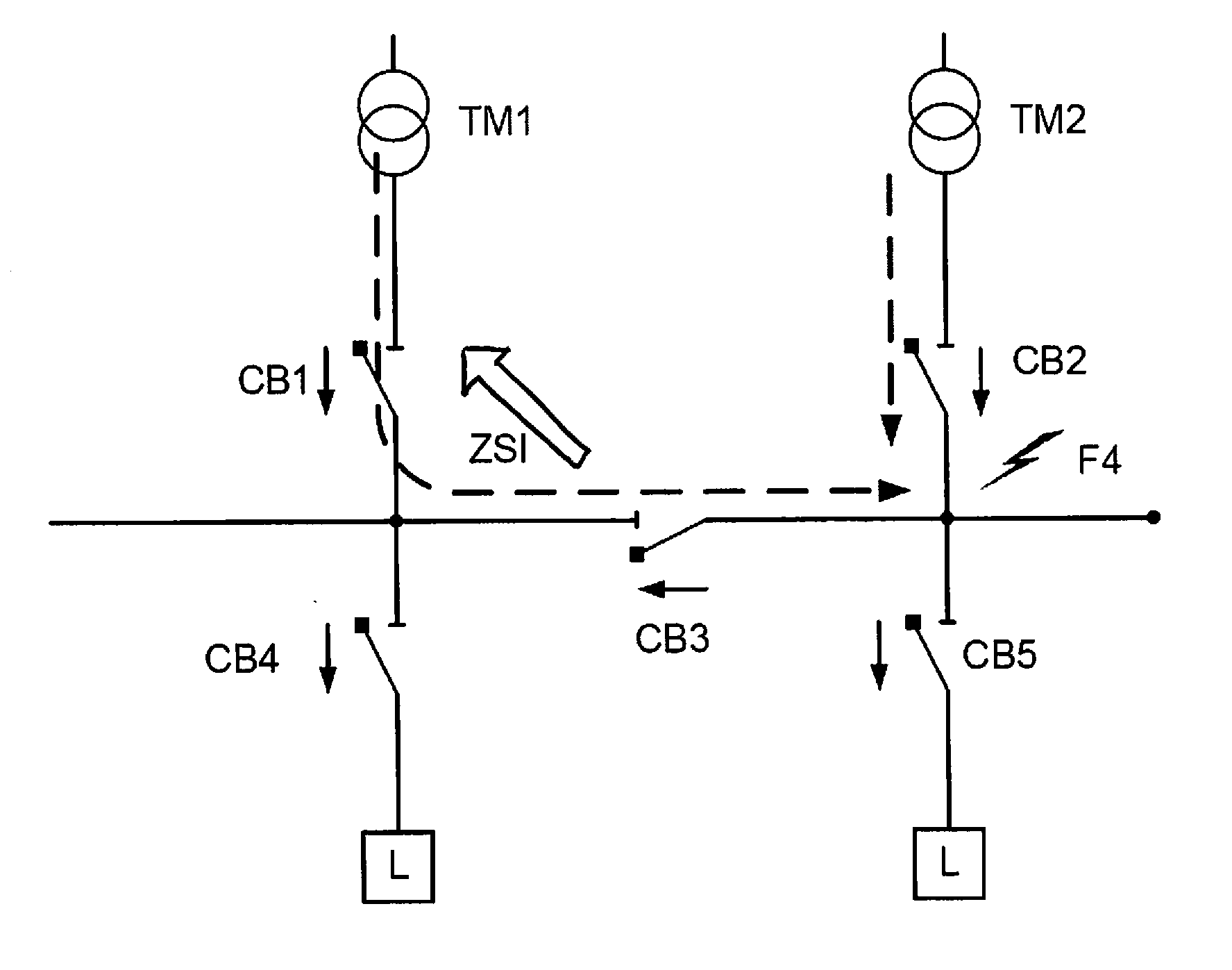 Protection device with communication bus fault diagnosis function, system and method