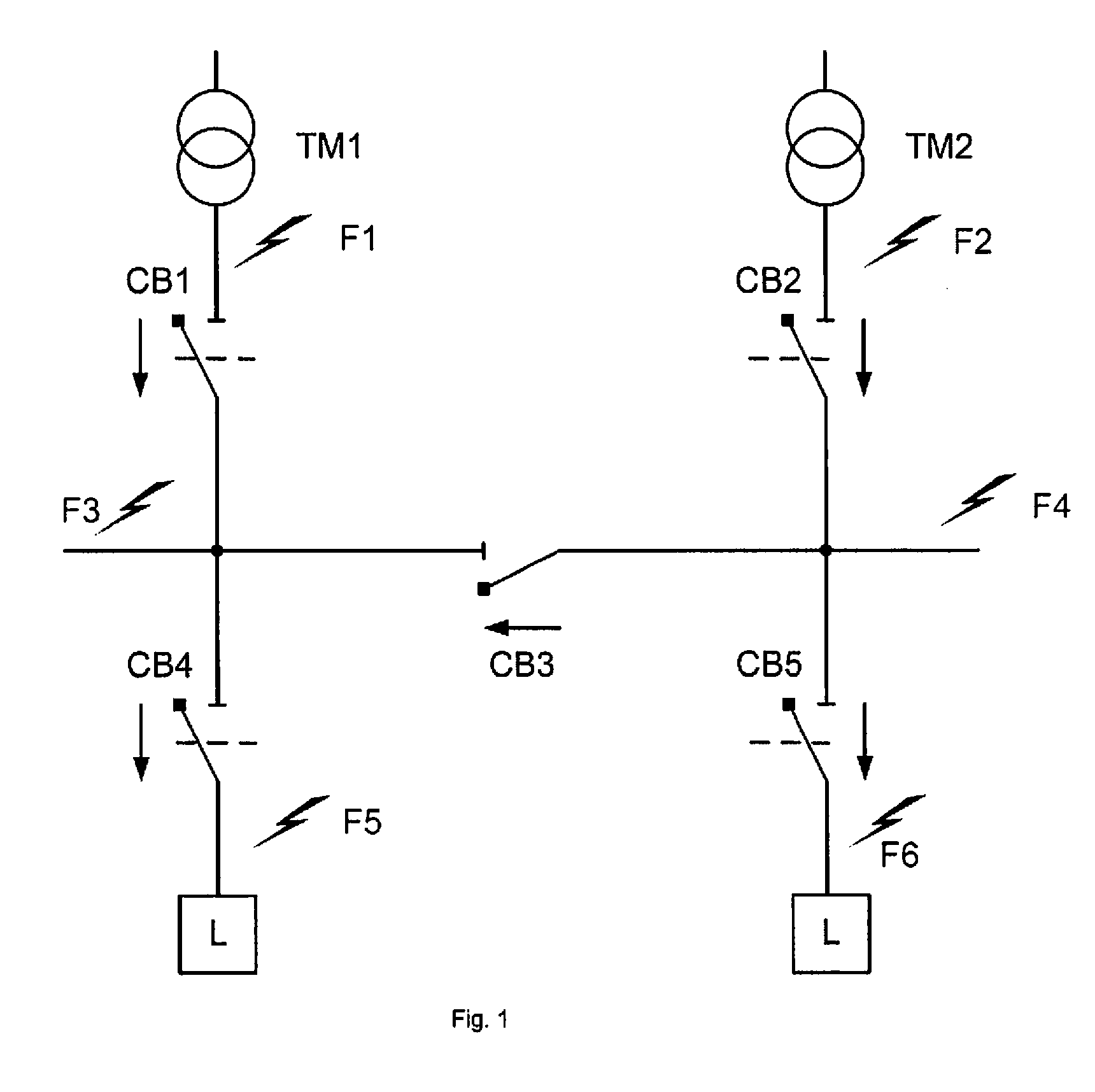 Protection device with communication bus fault diagnosis function, system and method