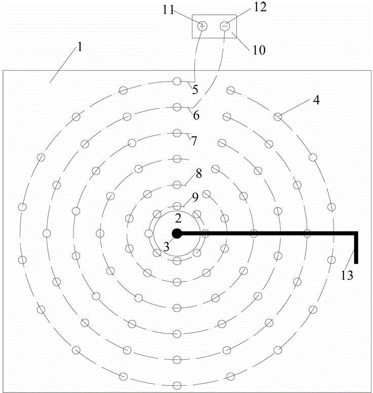 Treatment method for soft clay foundations of annular electroosmosis single well drainage