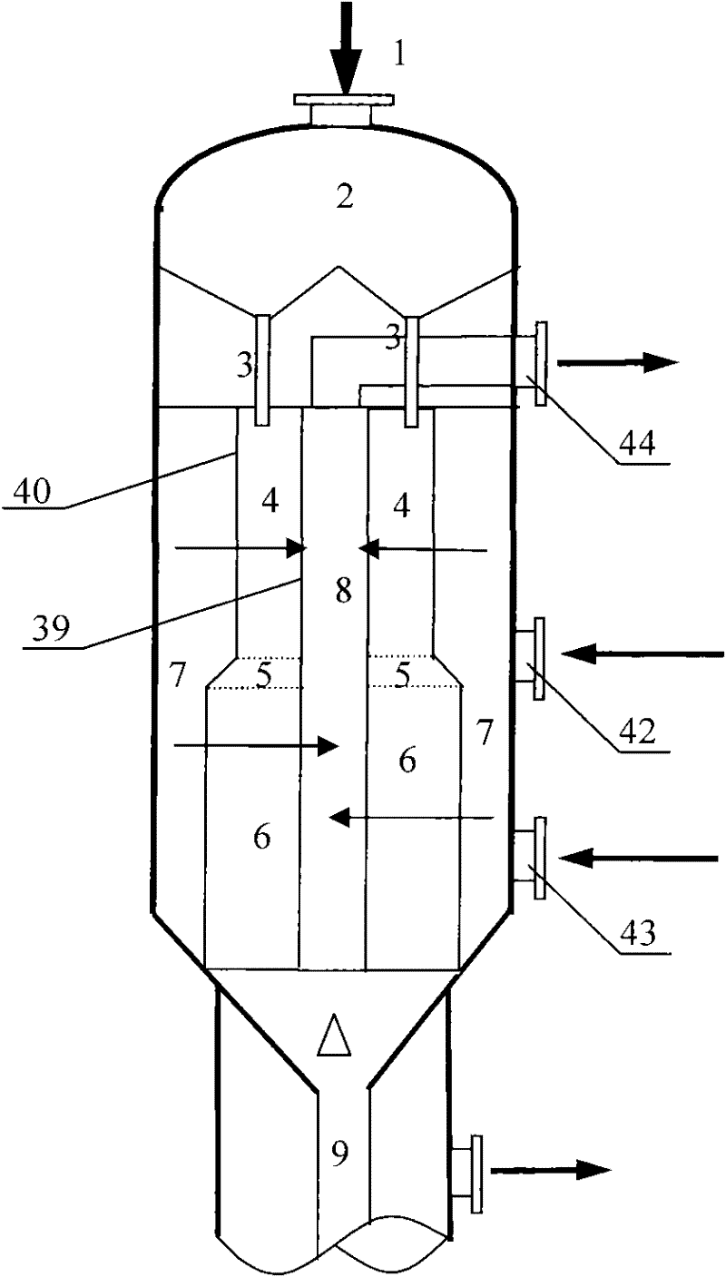 Coke-burning method for hydrocarbon conversion catalyst regeneration and structure of coke-burning area of regenerator