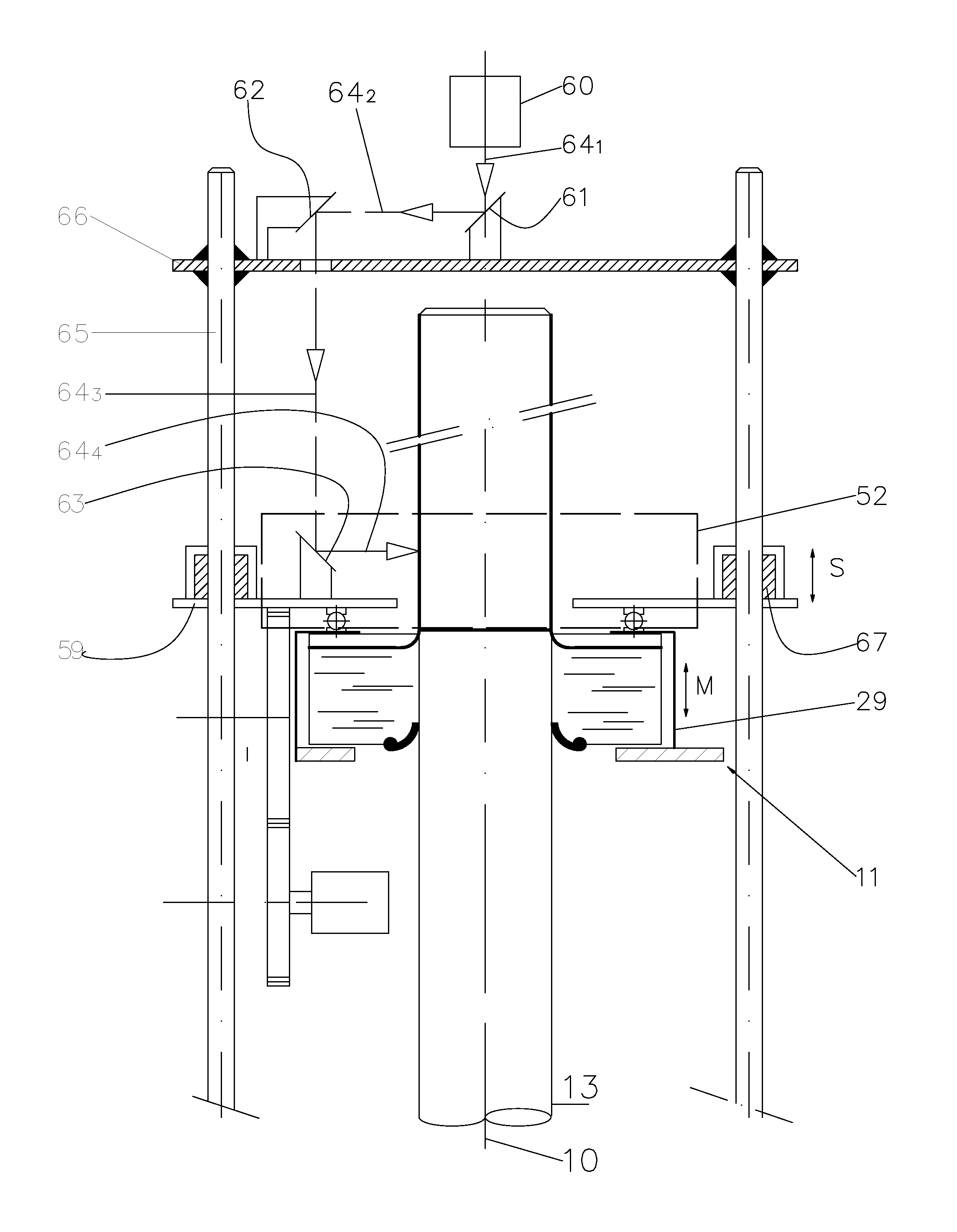 Device for coating a peripheral surface of a sleeve body