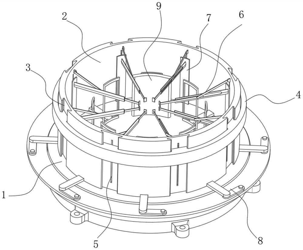 Root division device for researching influence of rhizosphere soil microorganisms on root exudates and use method of device