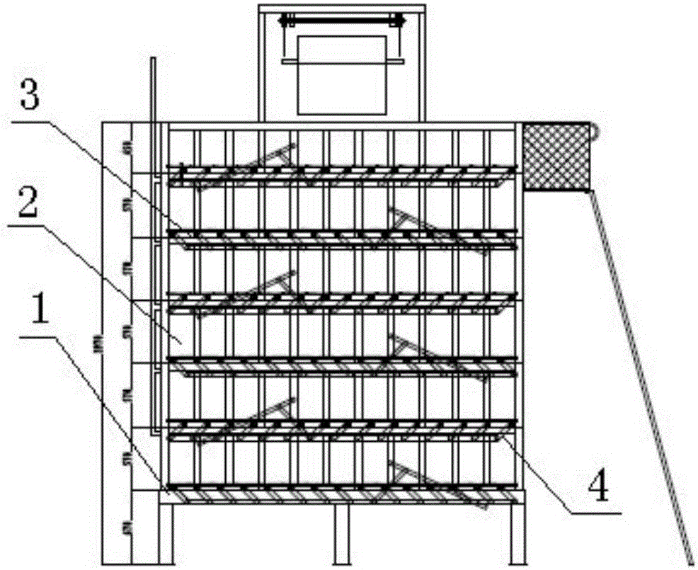 Improved dismountable tower type excrement fermentation machine