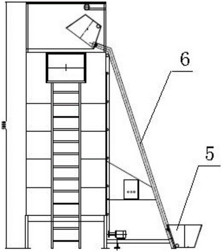 Improved dismountable tower type excrement fermentation machine