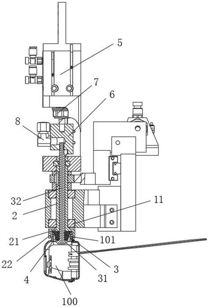Electromechanical valve sealing performance detection equipment and method suitable for intelligent manufacturing of Internet of Things