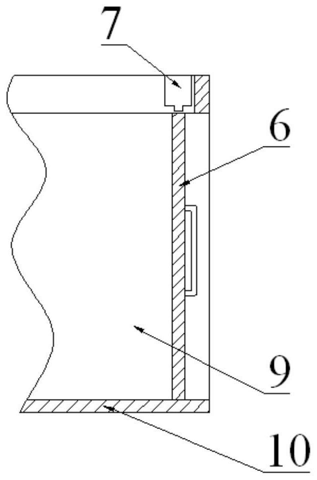 Shaft furnace direct reduction device and discharging method thereof