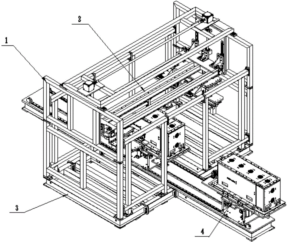 Aluminum plate liner meshing device