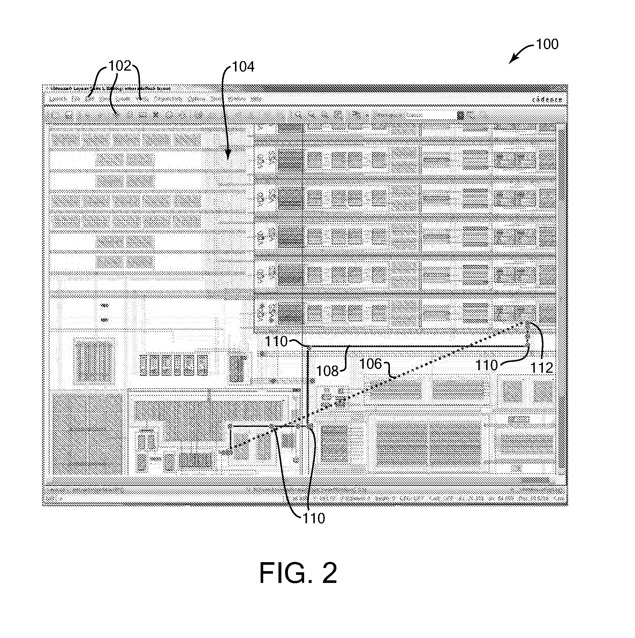 Method and system for viewing and editing an image in a magnified view