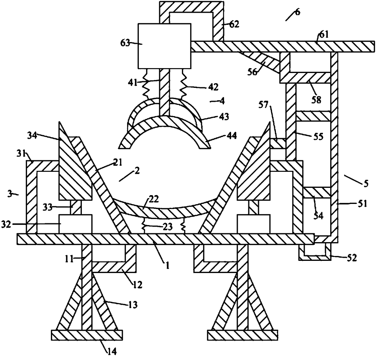 A medical compression hemostasis device