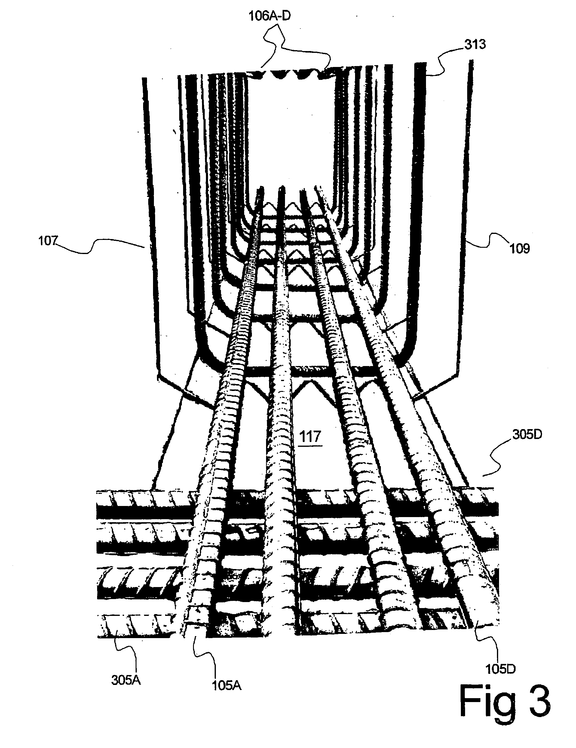 Components for use in large-scale concrete slab constructions