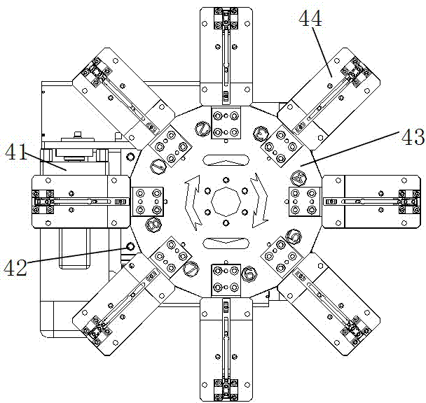 Steering angle u-shaped automatic assembly machine