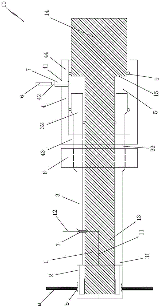A sealing device and sealing method for an injection-production port of a microscopic displacement model