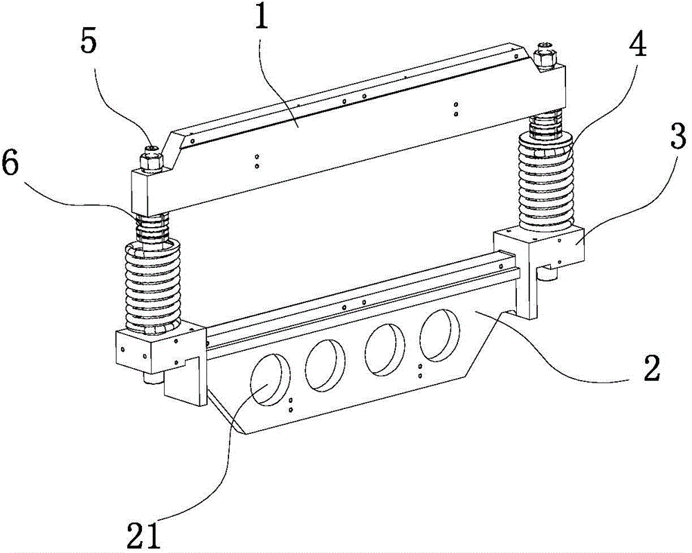 Heat-seal plate mounting rack