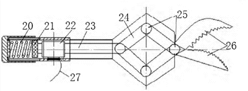 Pineapple shearing and picking device