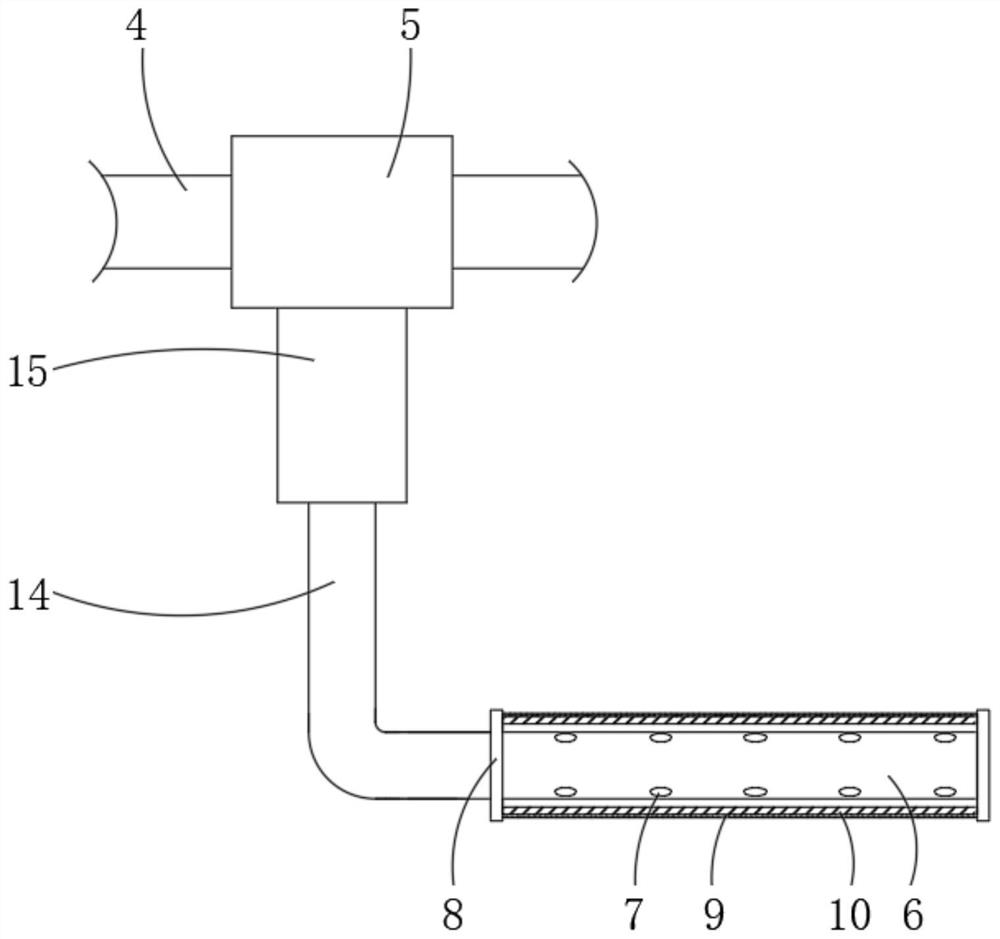 Novel drip irrigation structure for greenhouse planting