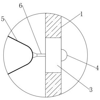 Internal partition type storage tank for premixed dry-mixed mortar