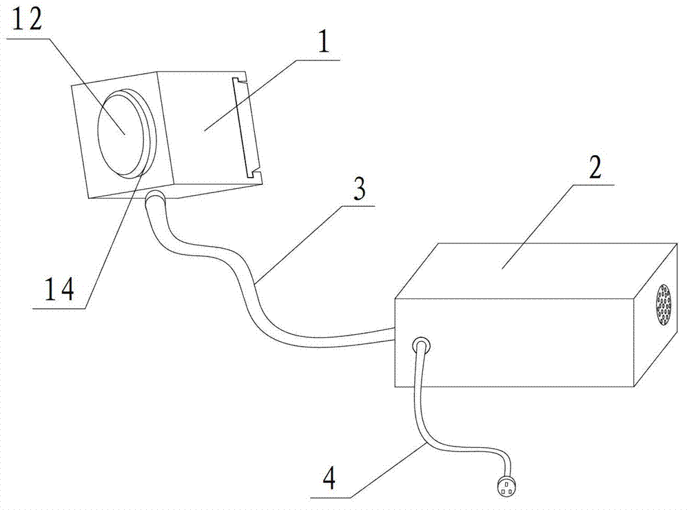 Moxibustion appliance provided with smoke purifying device