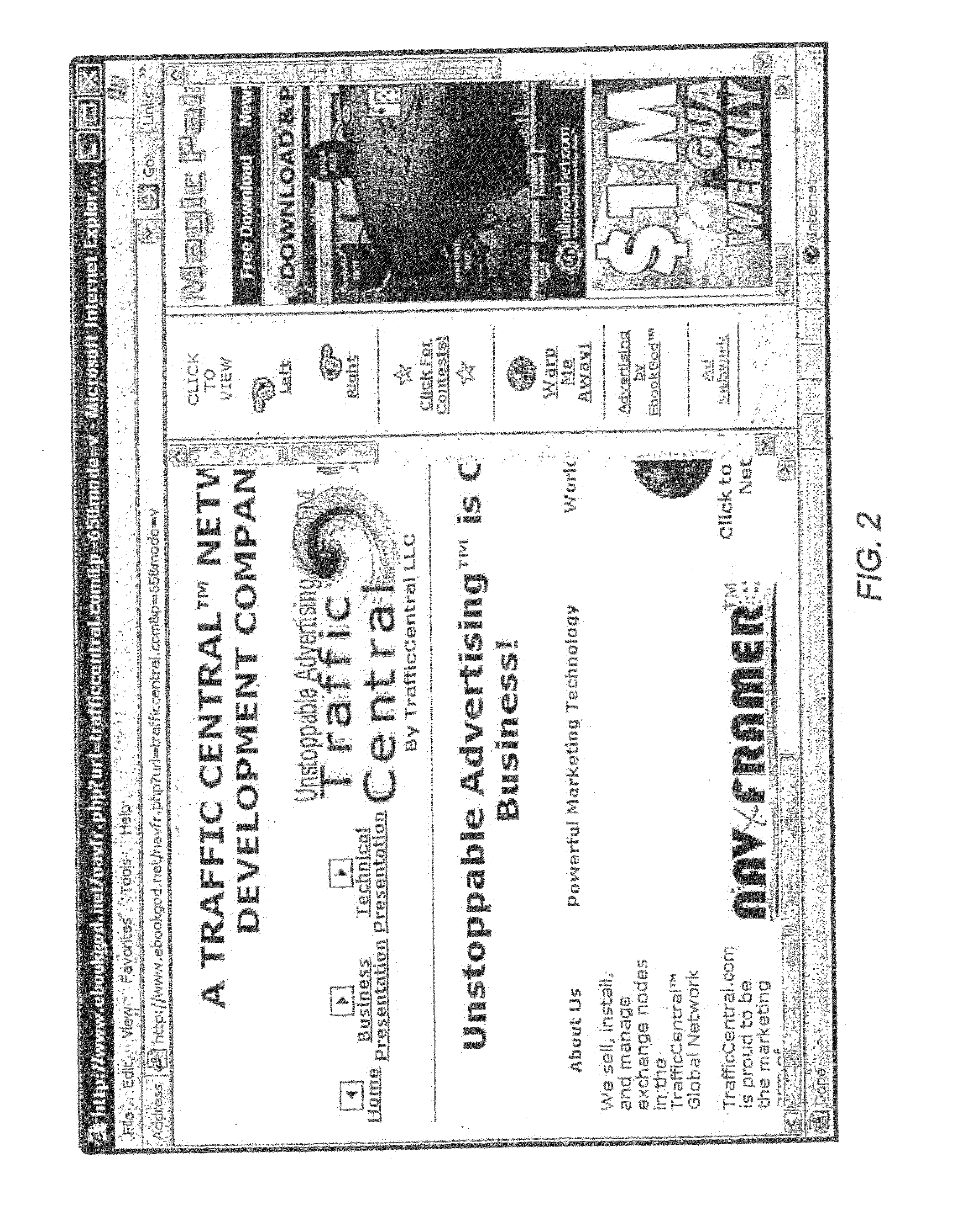 Distributed content exchange and presentation system