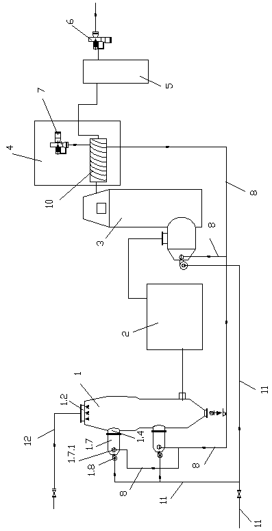 High salinity wastewater incineration desalting system and treatment method thereof