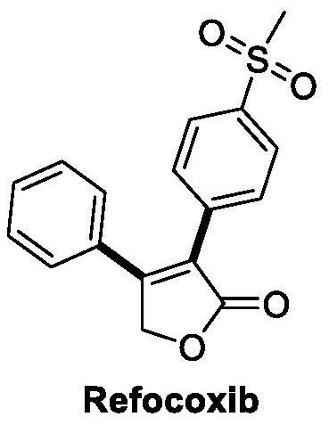 Design and preparation method of novel rofecoxib derivative