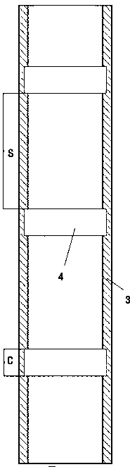 Heat pipe of a porous flow stabilization device