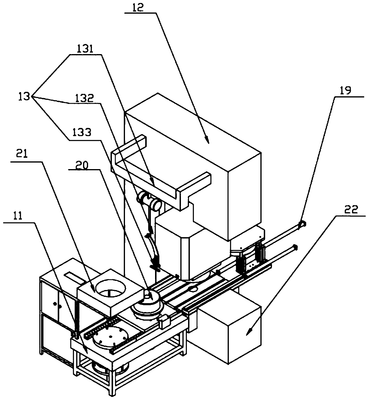 Integrated forming equipment and method for motor support