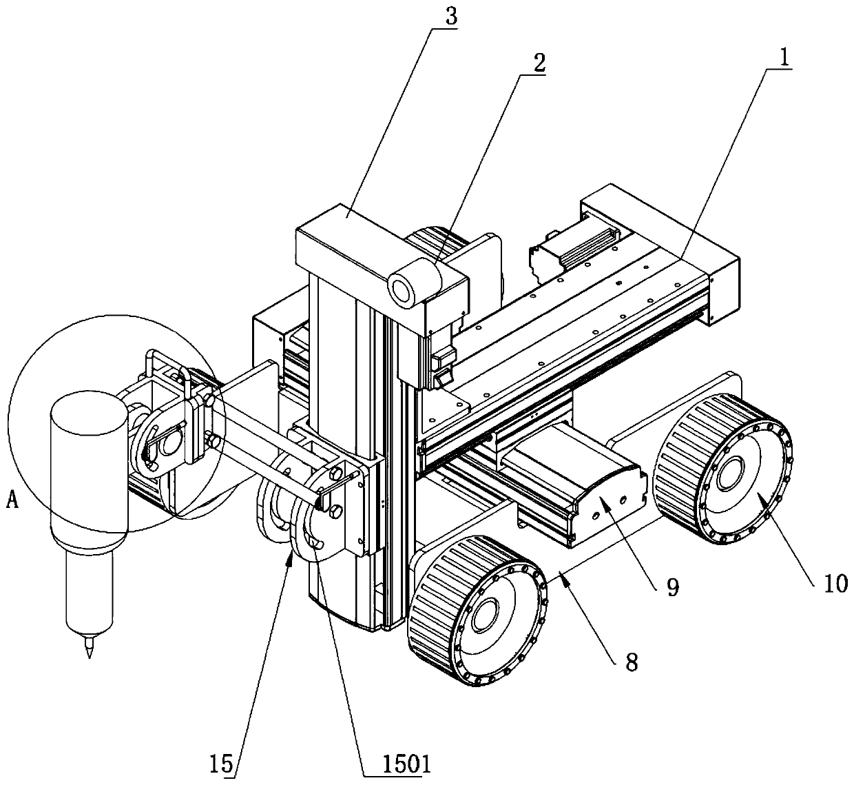 An Automatic Executing Mechanism Suitable for Residual Stress Relief Device