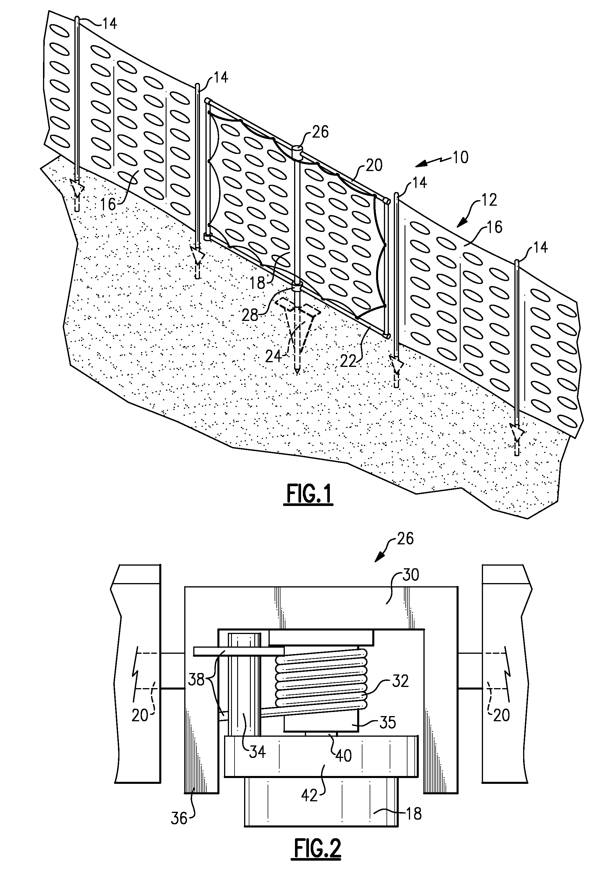 Temporary gate support device