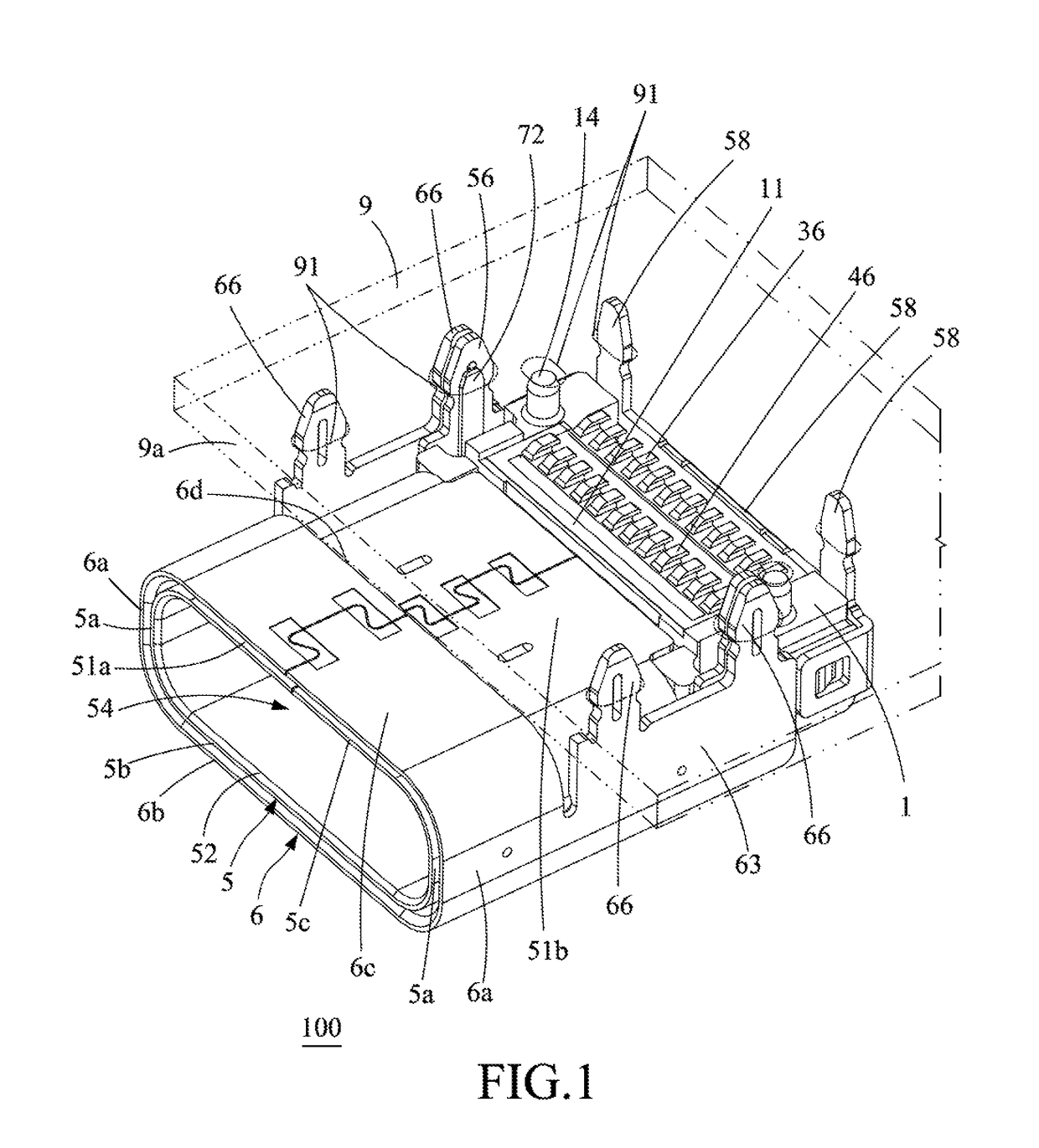 Electrical receptacle connector